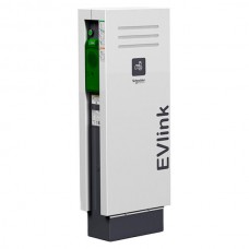 Schneider EVLink Parking automobilių įkrovimo stotelė 2x22 kW (32A), be laido, 4G, LAN, Wi-Fi, RFID, Type 2 jungtis SCH-EVLINK-2x22